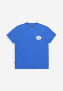 Plaque Loose Tee | Pool Blue
