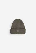 Army Wool Hook Beanie | Mocha Brown