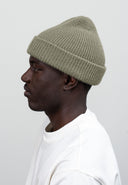 Army Wool Hook Beanie | Forest Green