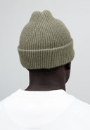 Army Wool Hook Beanie | Forest Green