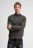 Clifden Halfzip | Mocha Brown