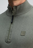 Clifden Half-Zip | Granite Green