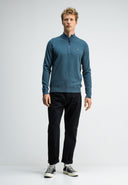 Clifden Half-Zip | Dirt Blue