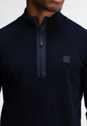 Clifden Halfzip | Alaska Blue
