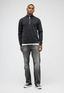 Clifden Halfzip | Black Melange