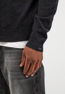 Clifden Halfzip | Black Melange