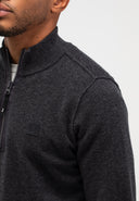 Clifden Halfzip | Black Melange