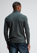 Clifden Half-Zip | Grey Black