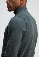 Clifden Half-Zip | Grey Black