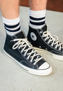 Boyle Stripe Sock | Titan White