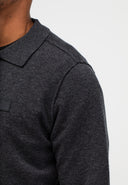 Clifden Polo | Black Melange