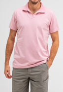 Alain Jersey Polo | Flamingo Pink