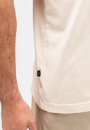 Alain Jersey Polohemd | Beige Grau