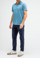 Alain Jersey Polo | Lagoon Blue