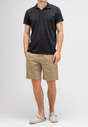 Alain Jersey Polohemd | Montego Black