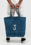 Butcher Denim Tote | Medium Aged