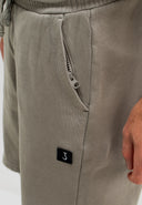 Army Sweat Shorts | Schiefergrau