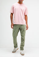Army Loose Tee | Flamingopink