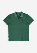 Army Pique Polo | Iris Green
