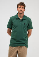 Army Pique Polo | Iris Green