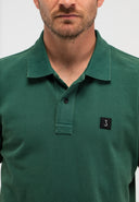 Army Pique Polo | Iris Green