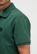 Army Pique Polo | Iris Green