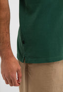 Army Pique Polo | Iris Green
