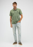 Army Pique Polo | Jade Green