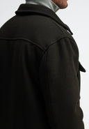 Norbu Padded Wool Jacket | Mocha Brown