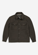 Norbu Padded Wool Jacket | Mocha Brown