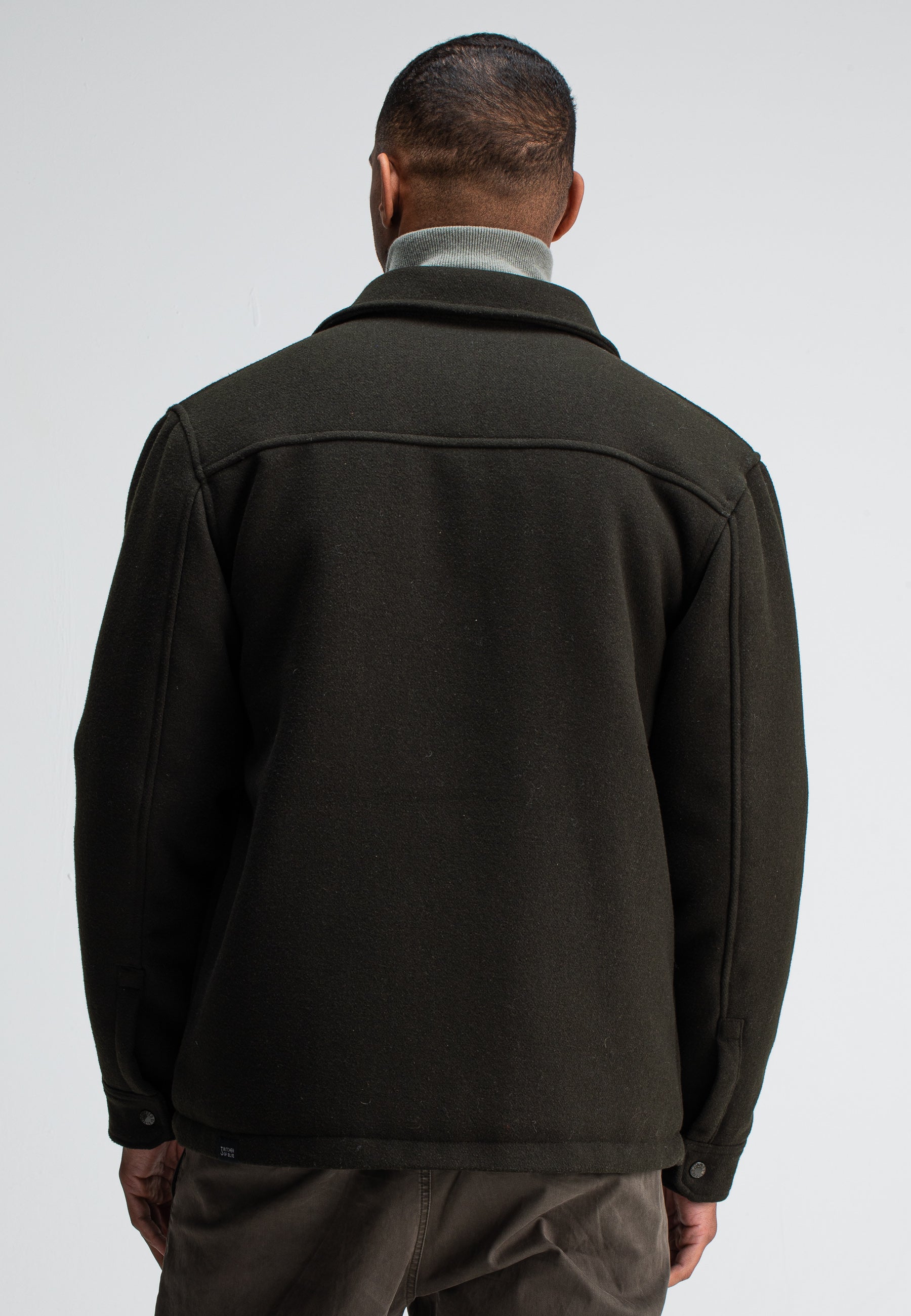 Norbu Padded Wool Jacket | Mocha Brown – Butcher of Blue