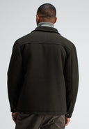 Norbu Padded Wool Jacket | Mocha Brown