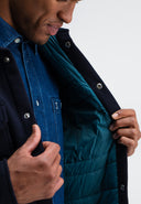 Norbu Padded Wool Jacket | Alaska Blue