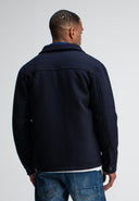 Norbu Padded Wool Jacket | Alaska Blue