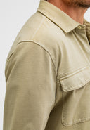 Finn Pocket Jersey Overshirt | Leaf Green