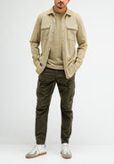 Finn Pocket Jersey Overshirt | Leaf Green