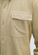 Finn Pocket Jersey Overshirt | Leaf Green