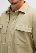 Finn Pocket Jersey Overshirt | Leaf Green