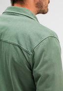 Finn Pocket Jersey Overshirt | Jade Green