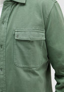 Finn Pocket Jersey Overshirt | Jade Green