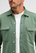 Finn Pocket Jersey Overshirt | Jade Green