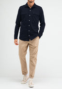 Finn Pocket Jersey Overshirt | Alaska Blue