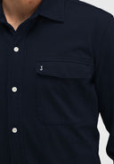 Finn Pocket Jersey Overshirt | Alaska Blue