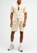 Ripley Structure Shirt | Beige Grey