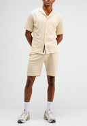 Ripley Structure Shirt | Beige Grey