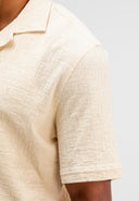 Ripley Structure Shirt | Beige Grey