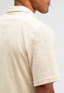 Ripley Structure Shirt | Beige Grey