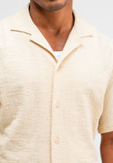 Ripley Structure Shirt | Beige Grey