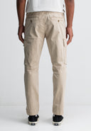 Tristan Slim Sateen Cargo | Beige Grau