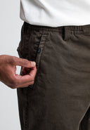 Tristan Sateen Chino | Mocha Brown